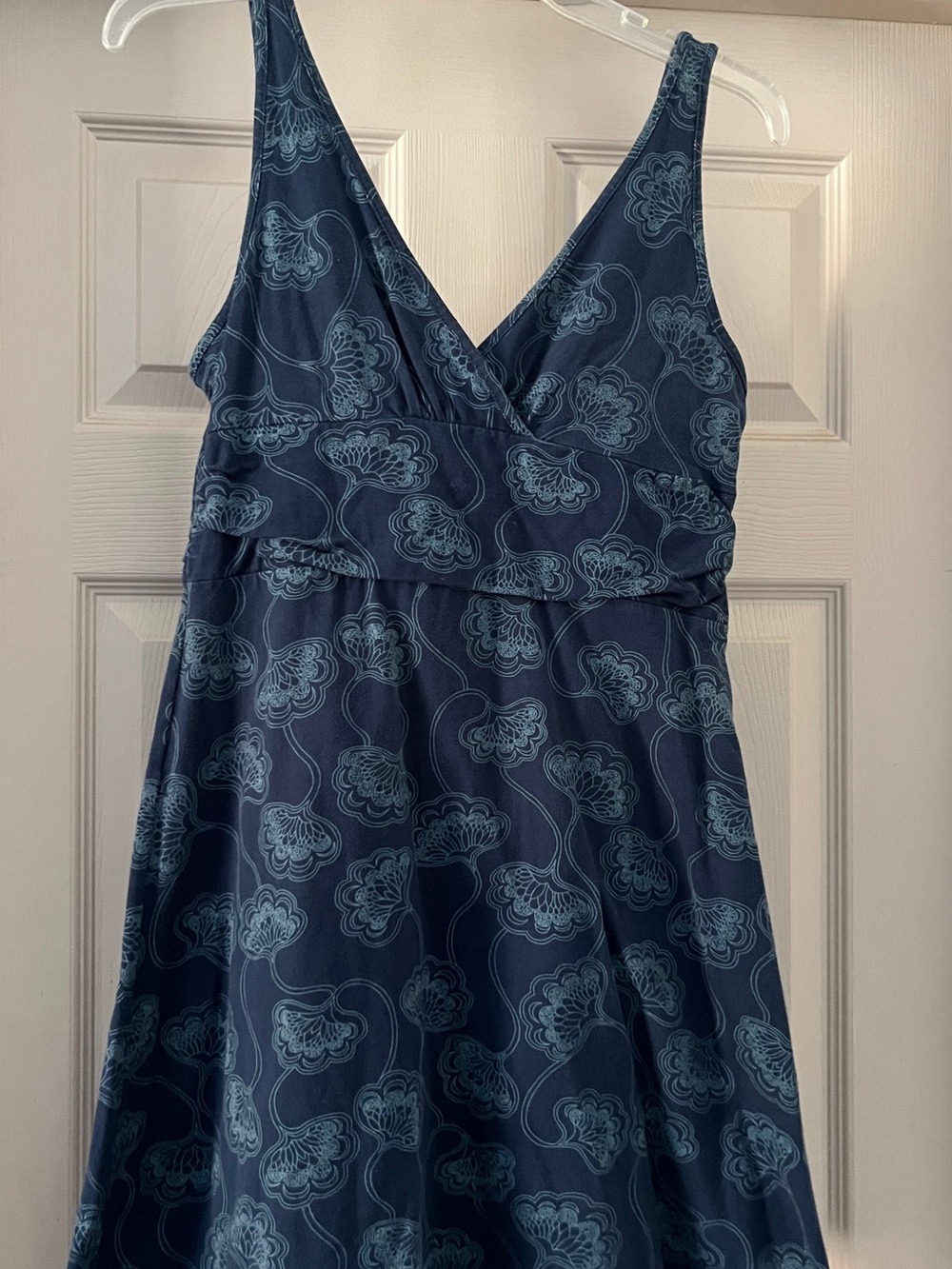 Patagonia Women's Organic Cotton Dress in Navy knit size Medium